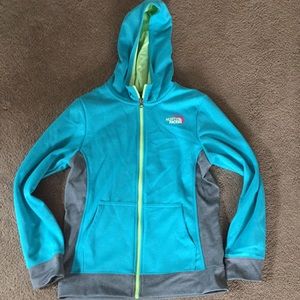 The North Face hoodie. Size Girls L (14/16)
